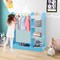 Kids Dress Up Storage Space with 2 Open Shelves and 2 Bottom Storage Layers
